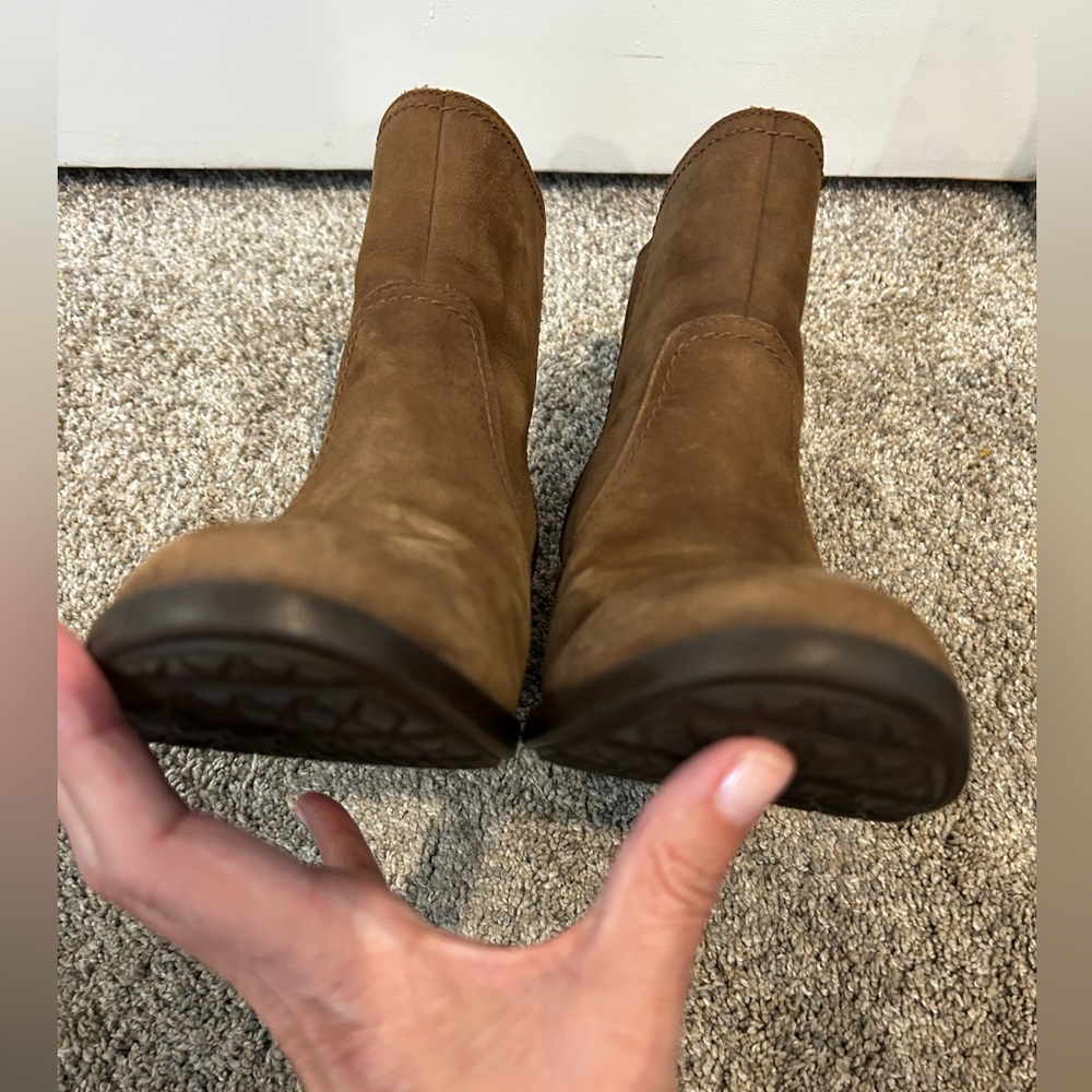 🥾EUC TEVA Women Anaya Chelsea Waterproof Brown Boots in Size 8 1/2 - Picture 13 of 16
